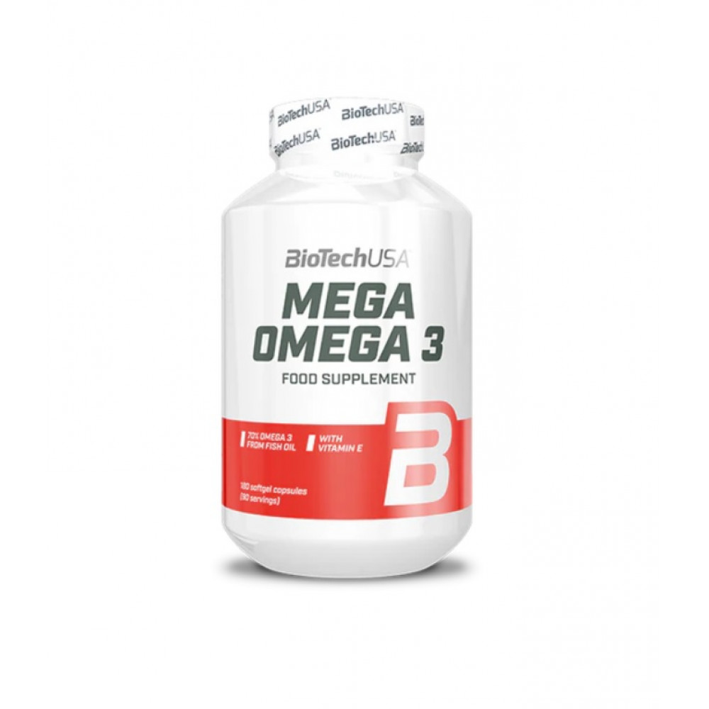 Mega Omega 3 90 Kapseln - Biotech USA