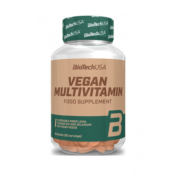 Vegan Multivitamin 60 Tabletten - Biotech USA