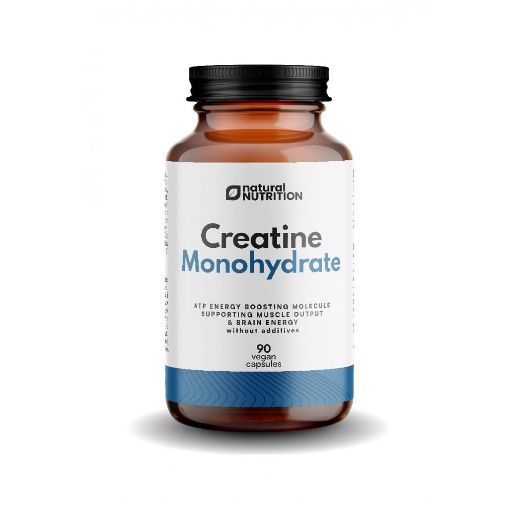 100% Creatine monohydrate 90 Kapseln - Natural nutrition