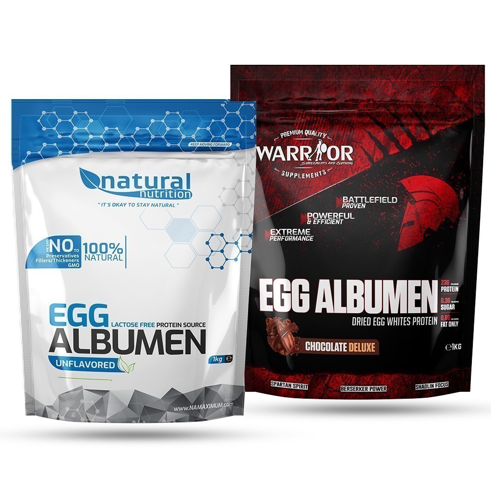Egg Albumen - getrocknetes Eiklar 1000 g - Natural nutrition