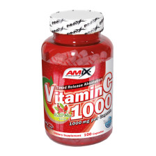 Vitamin C 1000 mg + Rose Hips 100 Kapseln - Amix