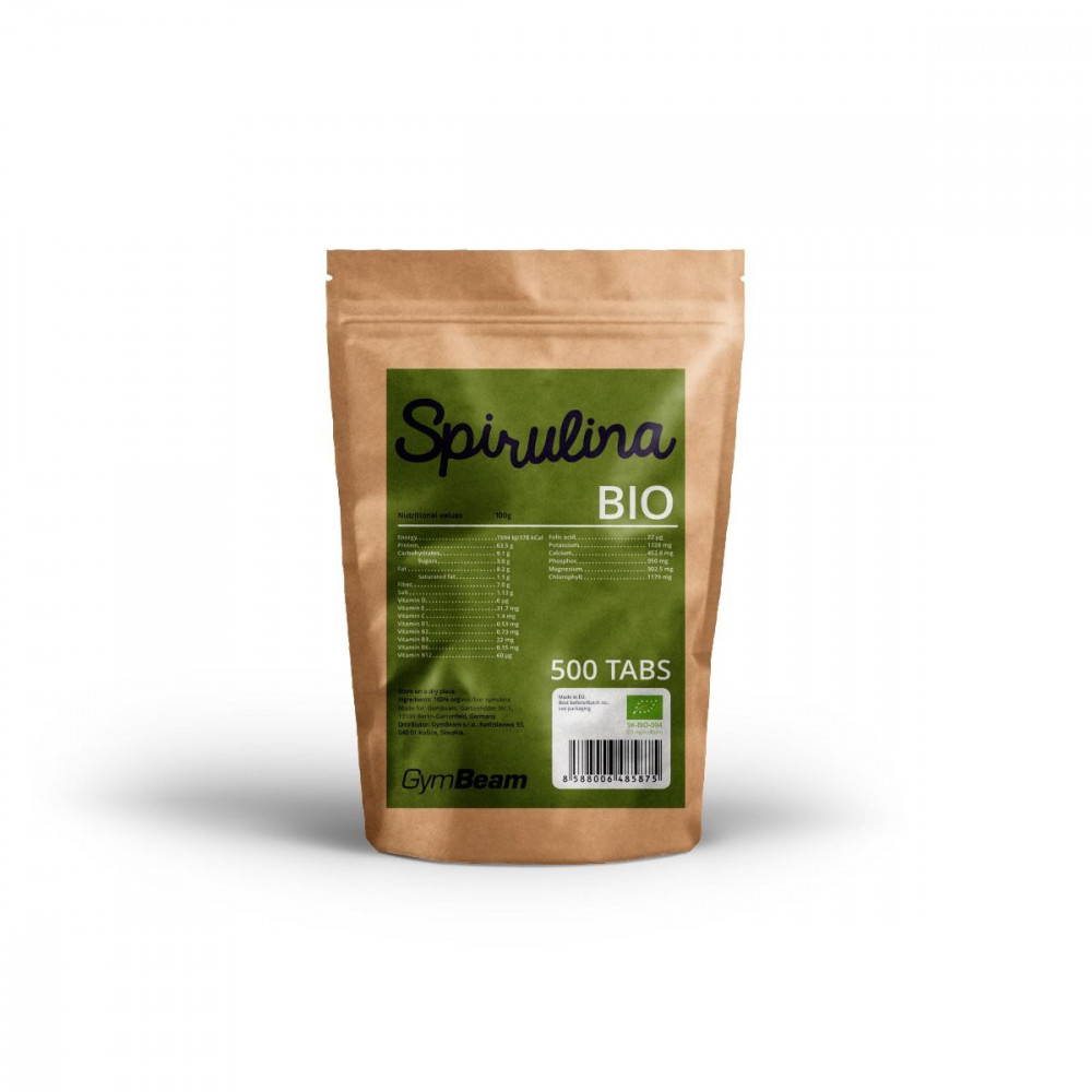 Bio Spirulina 500 mg 500 Tabletten - GymBeam