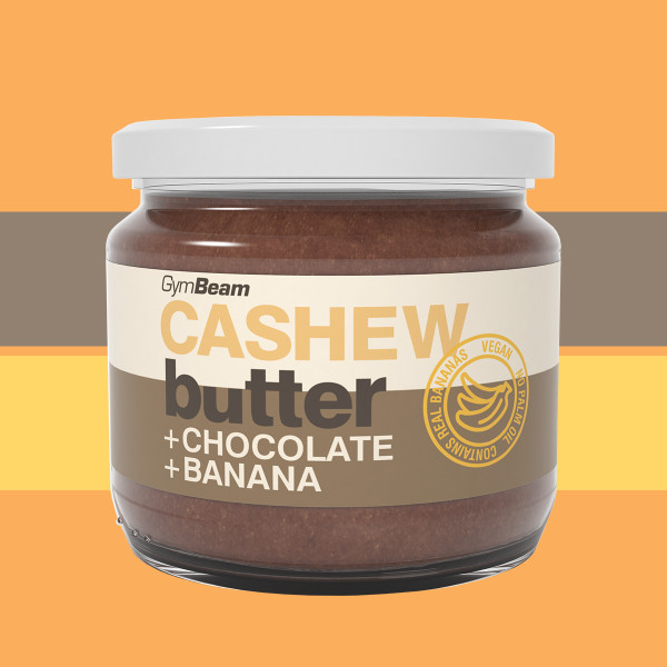 Cashewbutter mit Schokolade und Banane 340 g - GymBeam