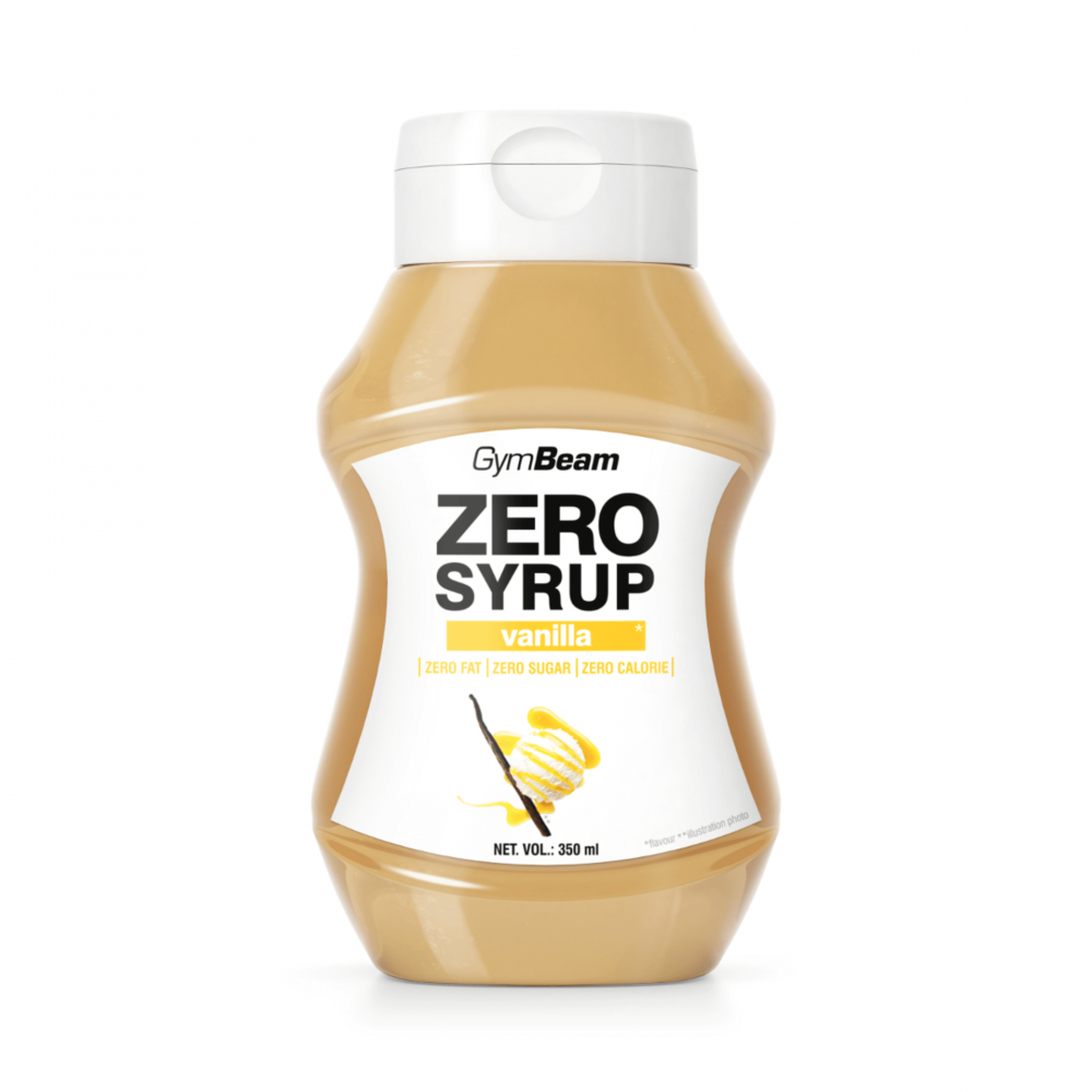 Bezkalorický sirup Vanilka 350 ml - GymBeam