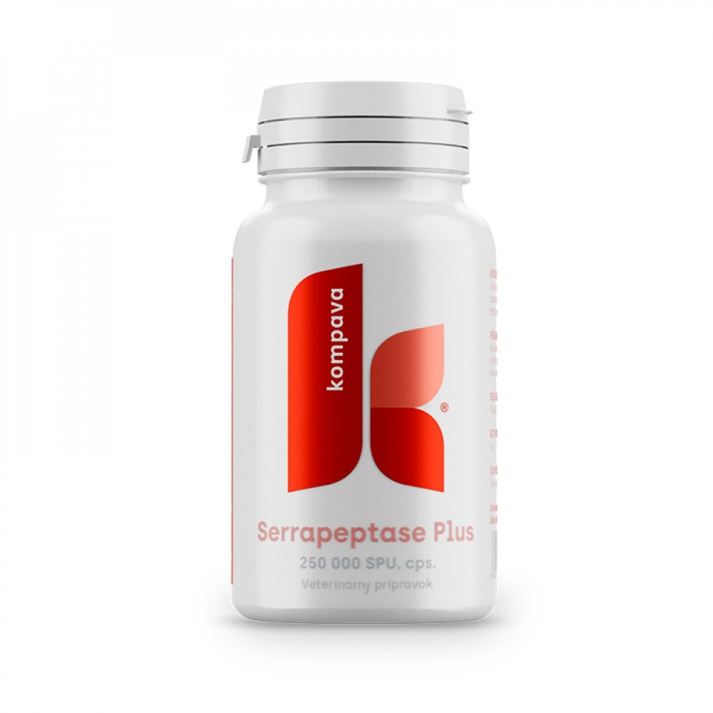 Serrapeptase Plus 90 Kapseln - Kompava