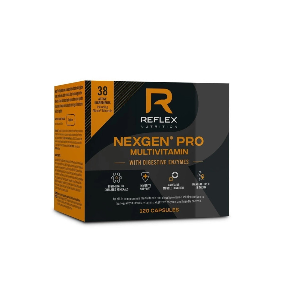 Nexgen PRO with Digestive Enzymes 120 Kapseln - Reflex Nutrition